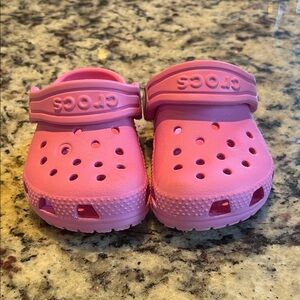 CROCS Kids Bright Pink Sandals